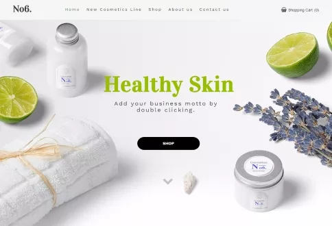 Healthy Skin web template