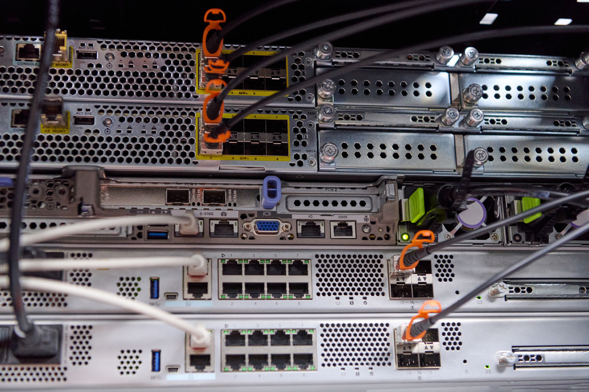 Managed VPS hosting infrastructure background