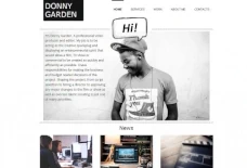 Personal blog website template