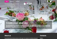 Wedding planning website template