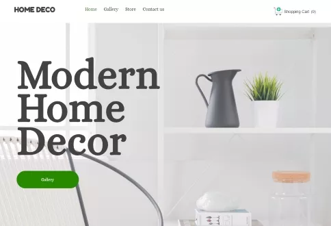 home decor websites builder